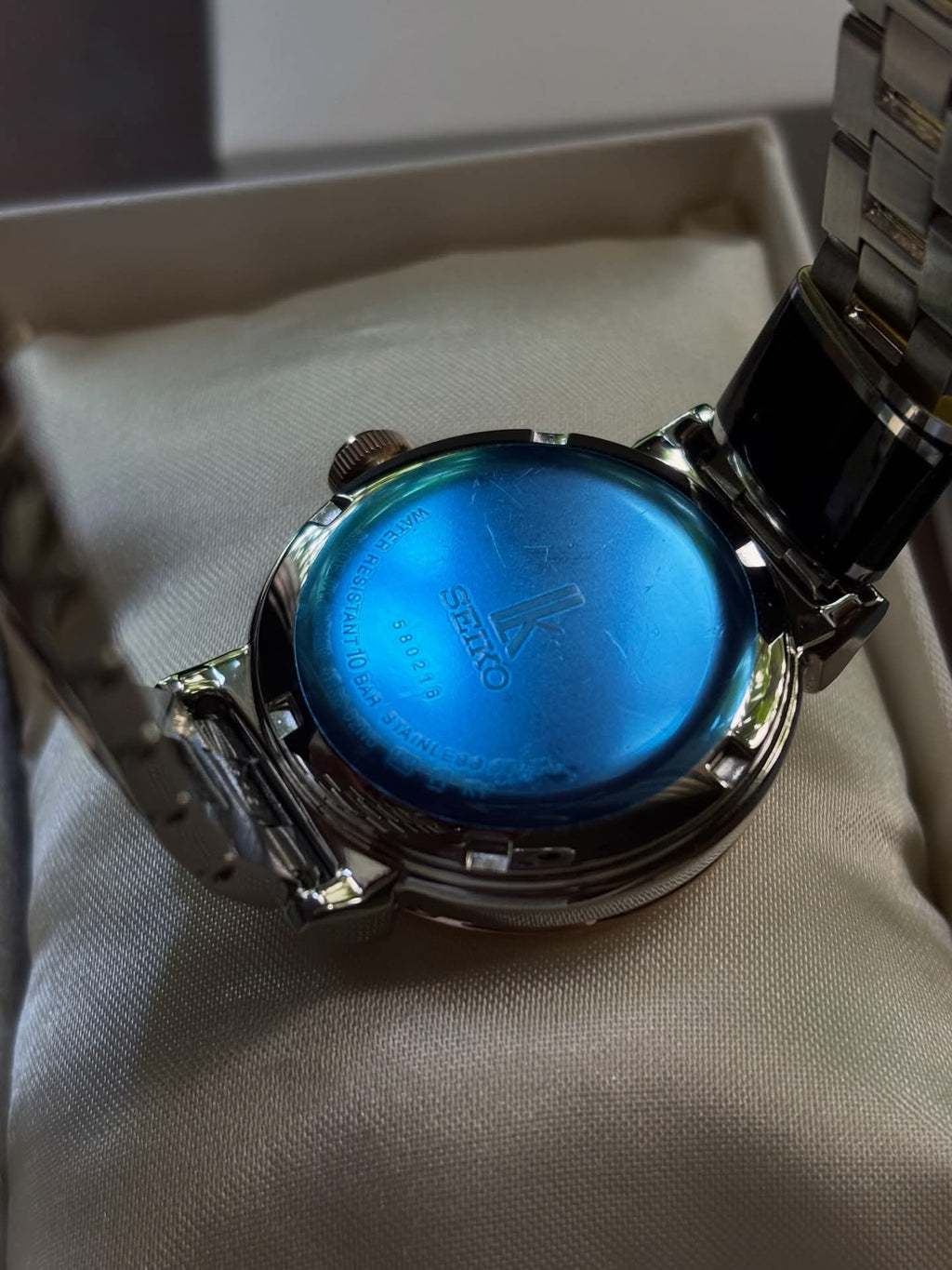 Seiko Lukia Open Heart Two Tone Japan Automatic Watch BNIB