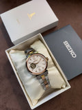 Seiko Lukia Open Heart Two Tone Japan Automatic Watch BNIB